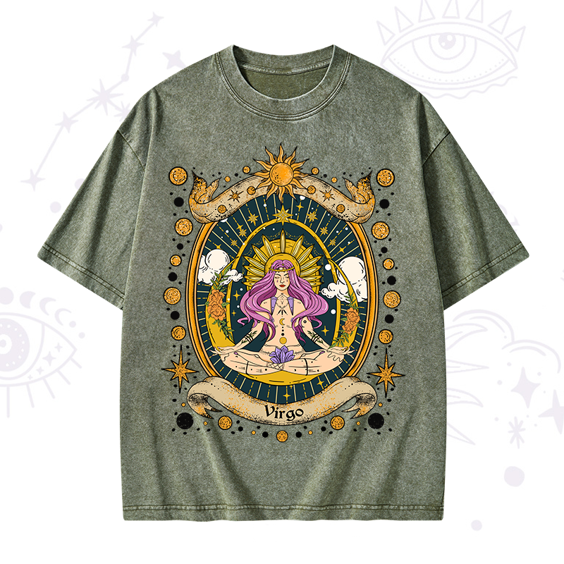 Virgo Radiance Zodiac Washed T-Shirt