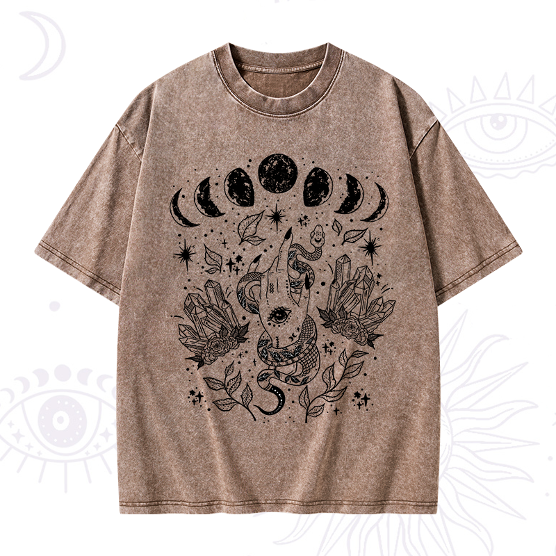 Reach For The Moon Washed T-Shirt