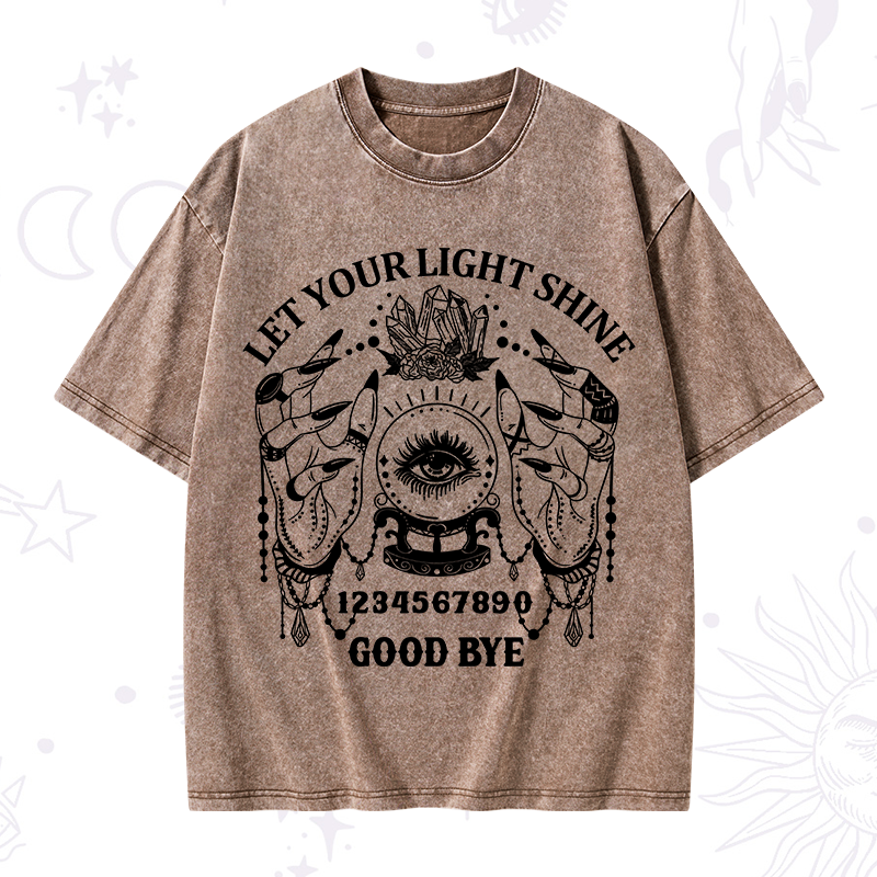 Let Your Light Shine Washed T-Shirt