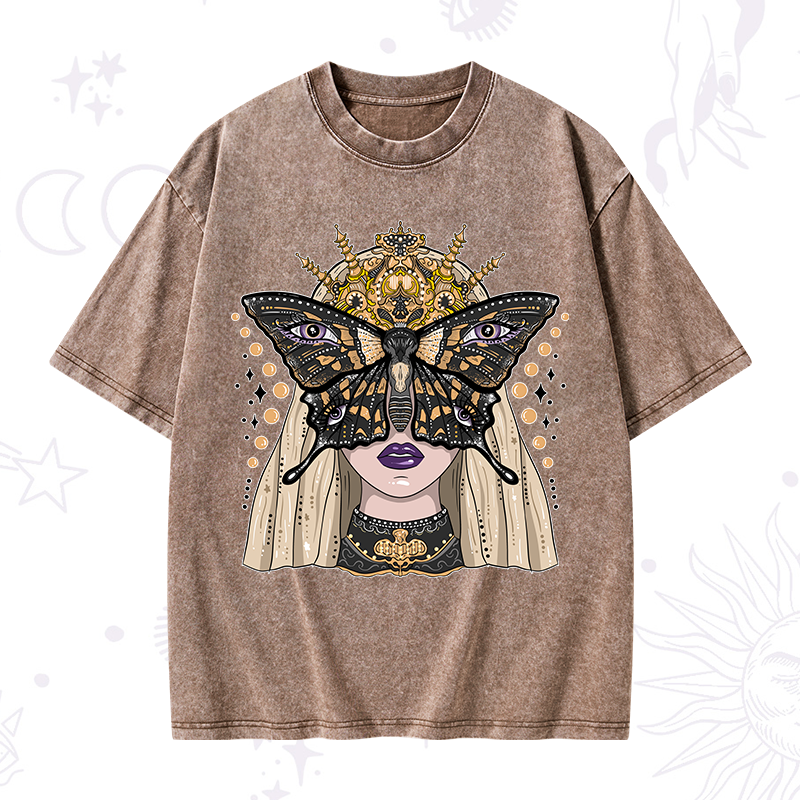 Butterfly Witchy Washed T-Shirt