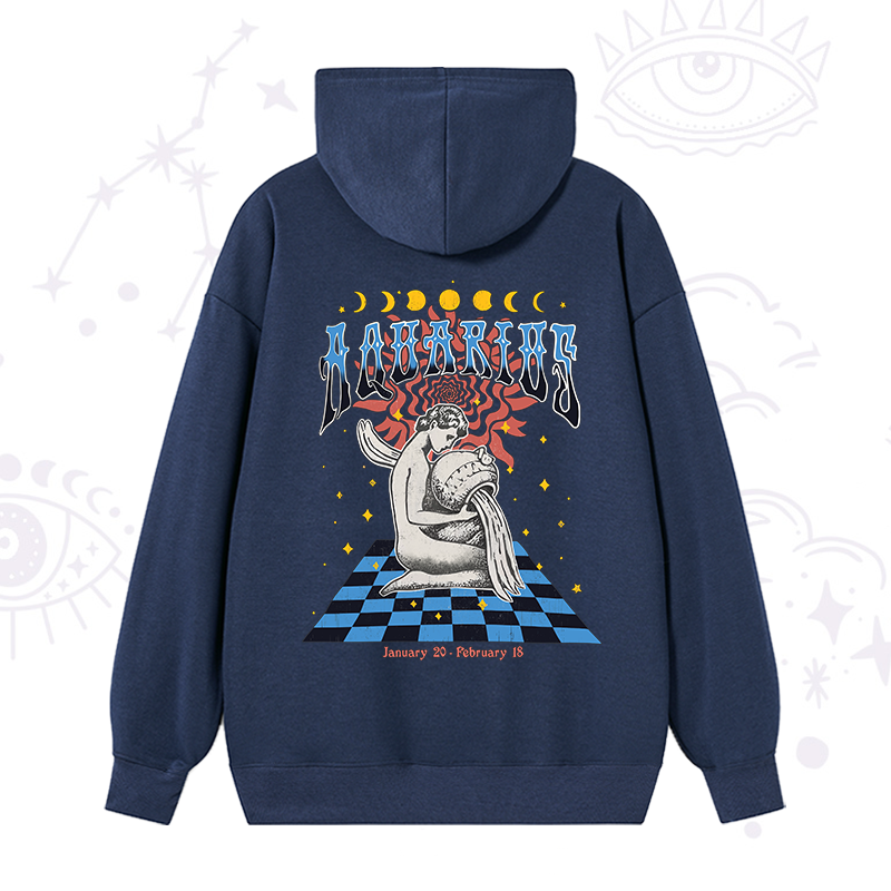 Aquarius Crew Zodiac Hoodie