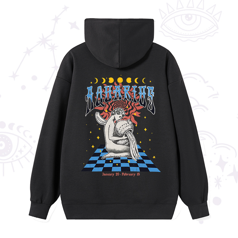 Aquarius Crew Zodiac Hoodie