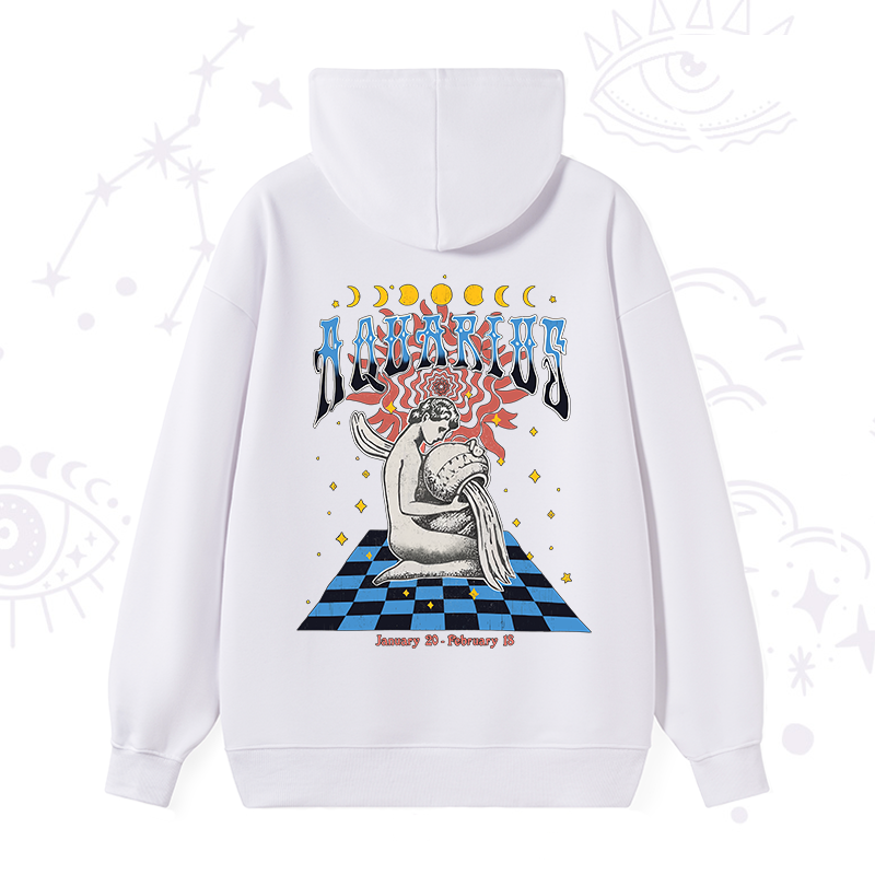 Aquarius Crew Zodiac Hoodie