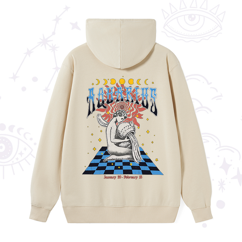 Aquarius Crew Zodiac Hoodie