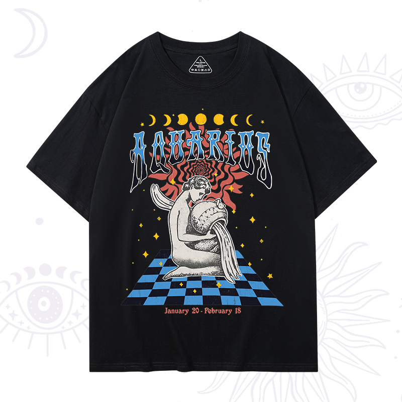 Aquarius Crew Zodiac T-Shirt