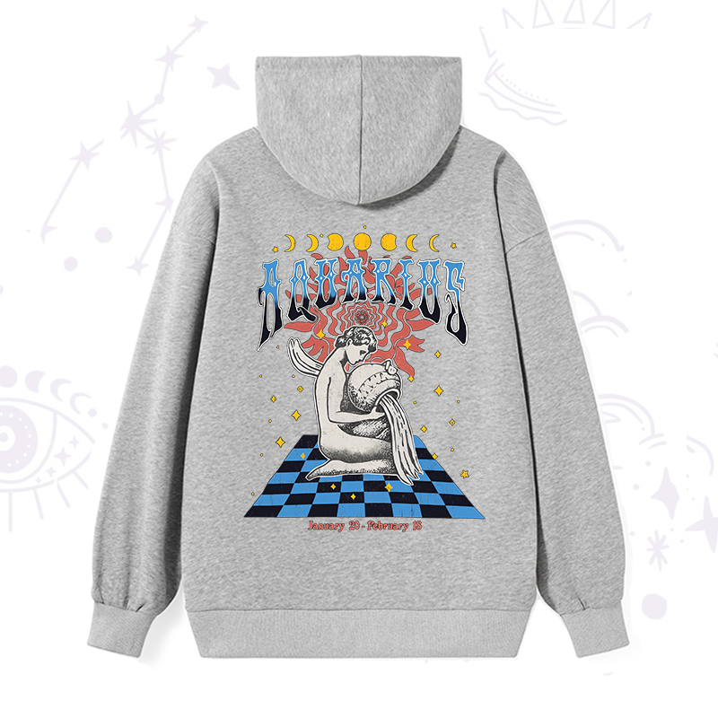 Aquarius Crew Zodiac Hoodie