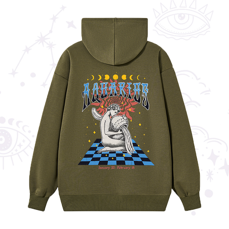 Aquarius Crew Zodiac Hoodie