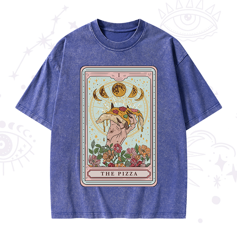 The Pizza Tarot Washed T-Shirt