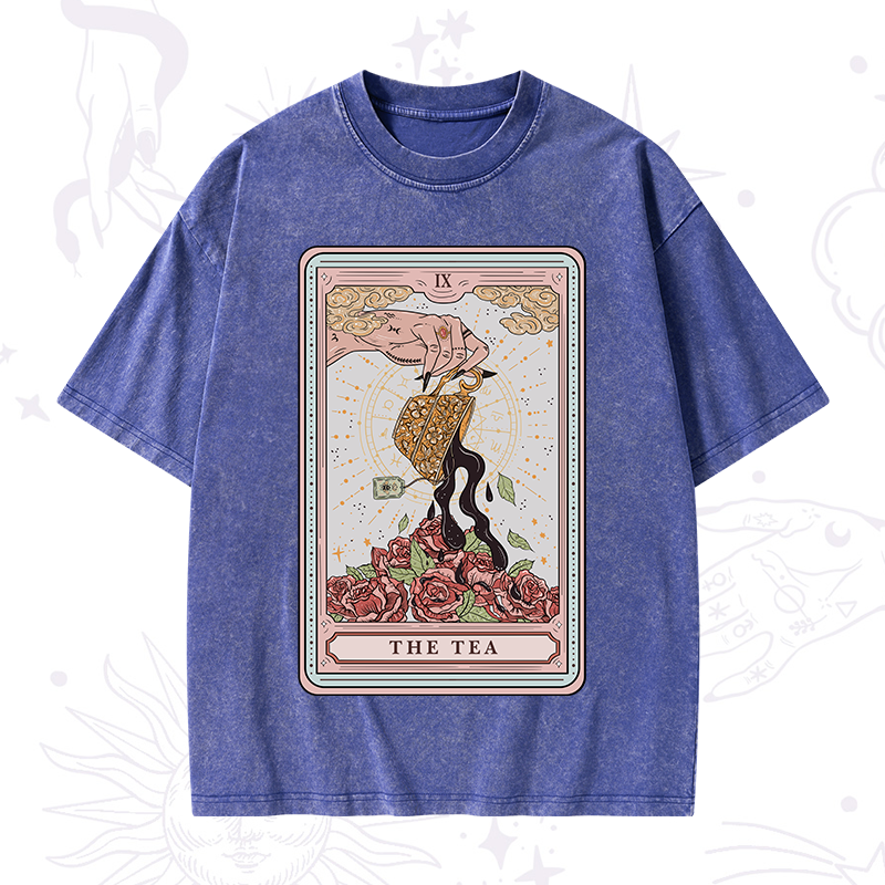 The Tea Tarot Washed T-Shirt