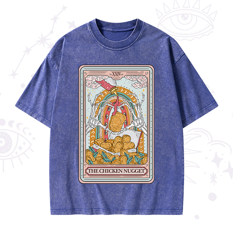 The Chicken Nugget Tarot Washed T-Shirt