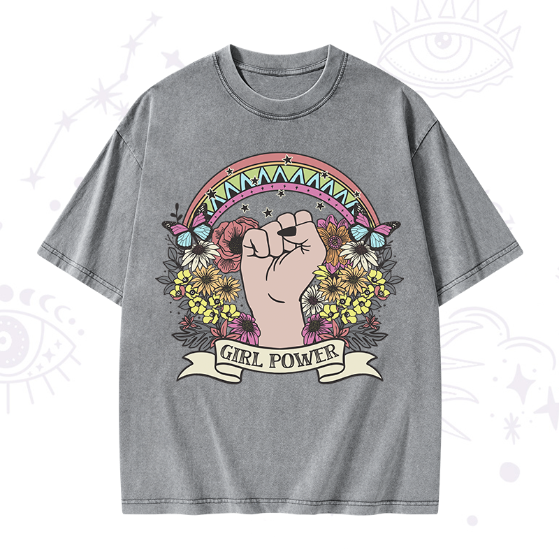 Girl Power Washed T-Shirt