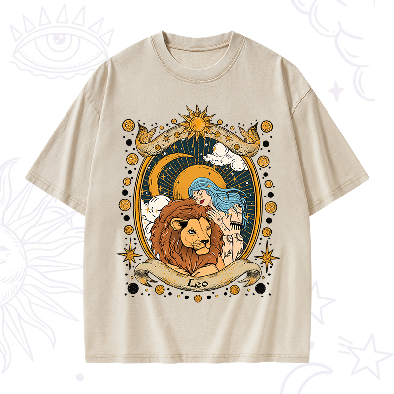 Leo Radiance Zodiac Washed T-Shirt