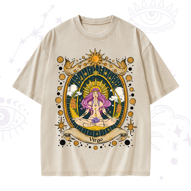 Virgo Radiance Zodiac Washed T-Shirt