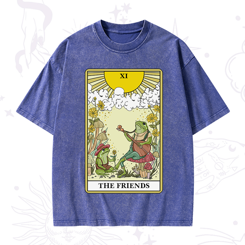 The Frendies Tarot Card Washed T-Shirt