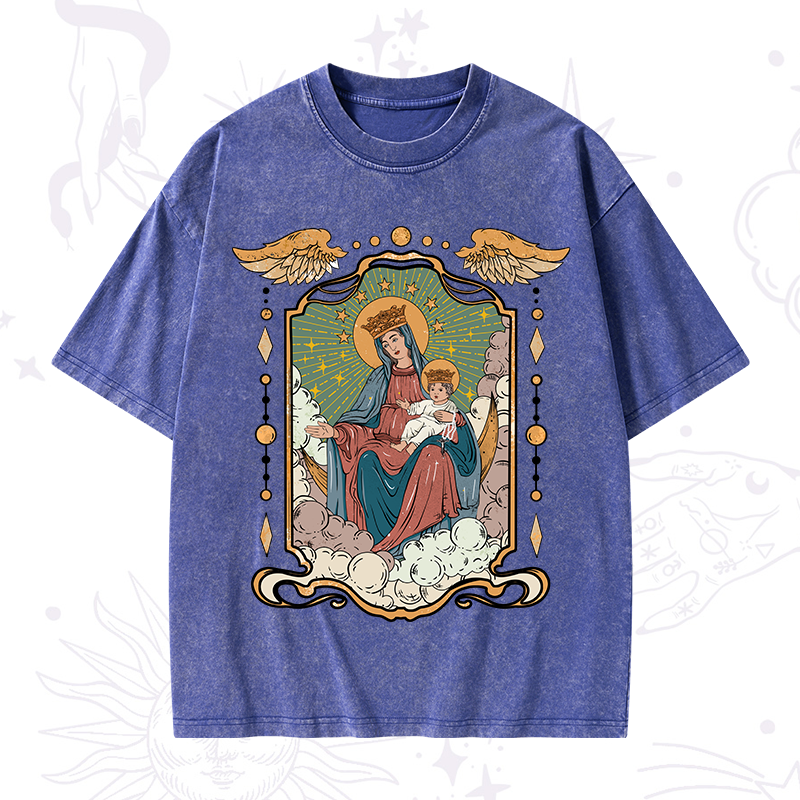 The Lady Of the Rosary Washed T-Shirt