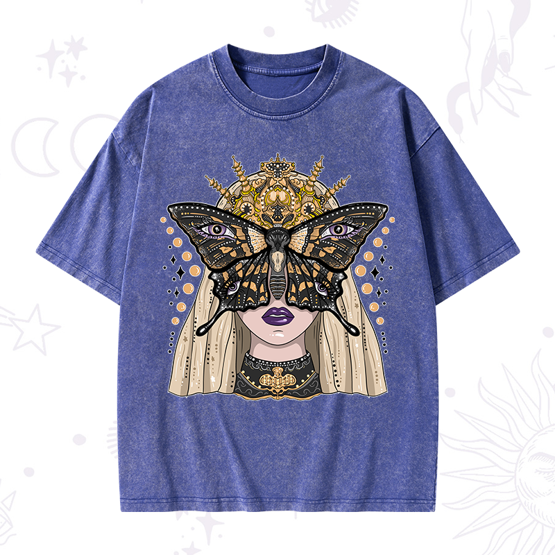 Butterfly Witchy Washed T-Shirt