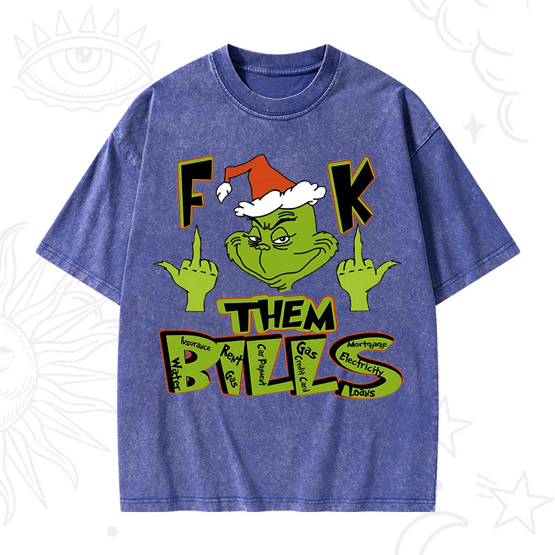 Fuck Them Bills Washed T-Shirt