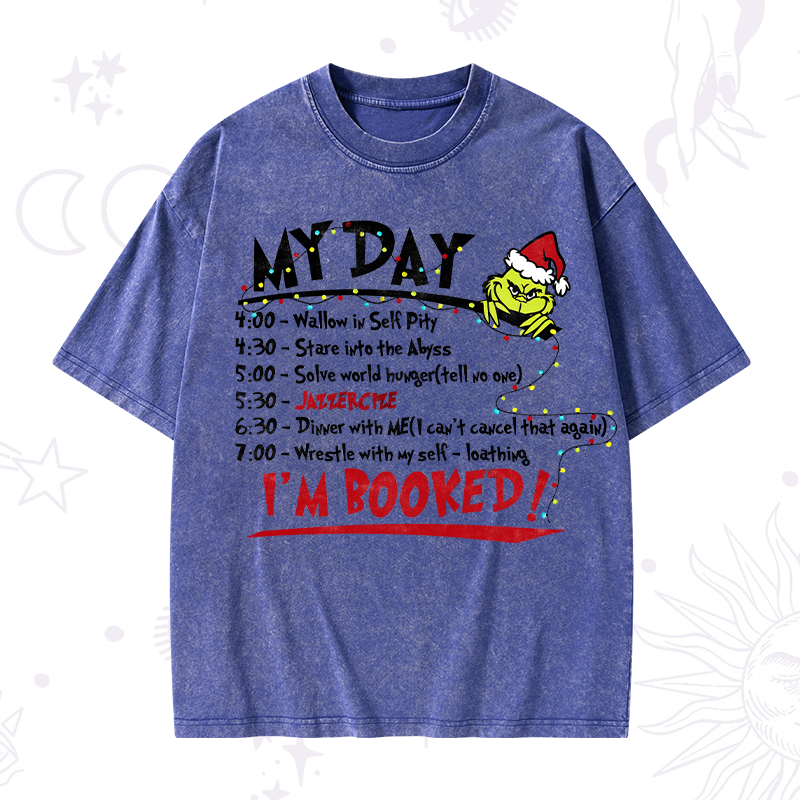 The Grinch Day Christmas Washed T-Shirt