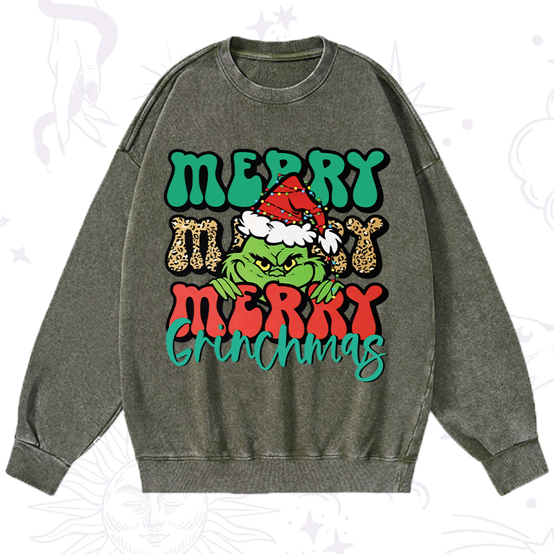 Merry Christmas Washed Sweatshirt