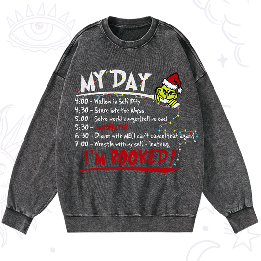 The Grinch Day Christmas Washed Sweatshirt