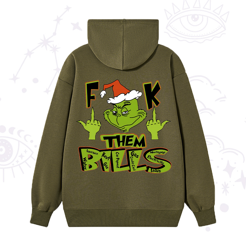 Fuck Them Bills Christmas Hoodie