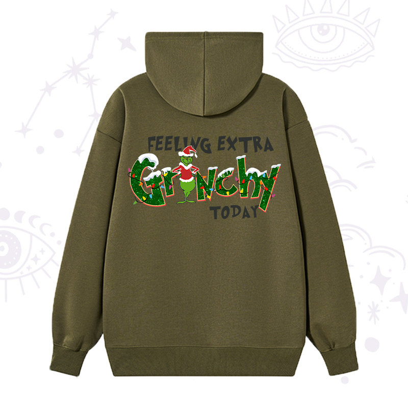 Feeling Extra Grinchy Today Christmas Hoodie