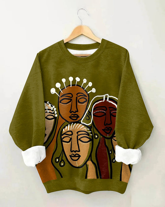Black Art Matters Crewneck Long Sleeve Sweatshirt