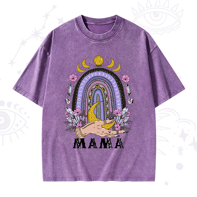 Gothic Mama Rainbow Washed T-Shirt