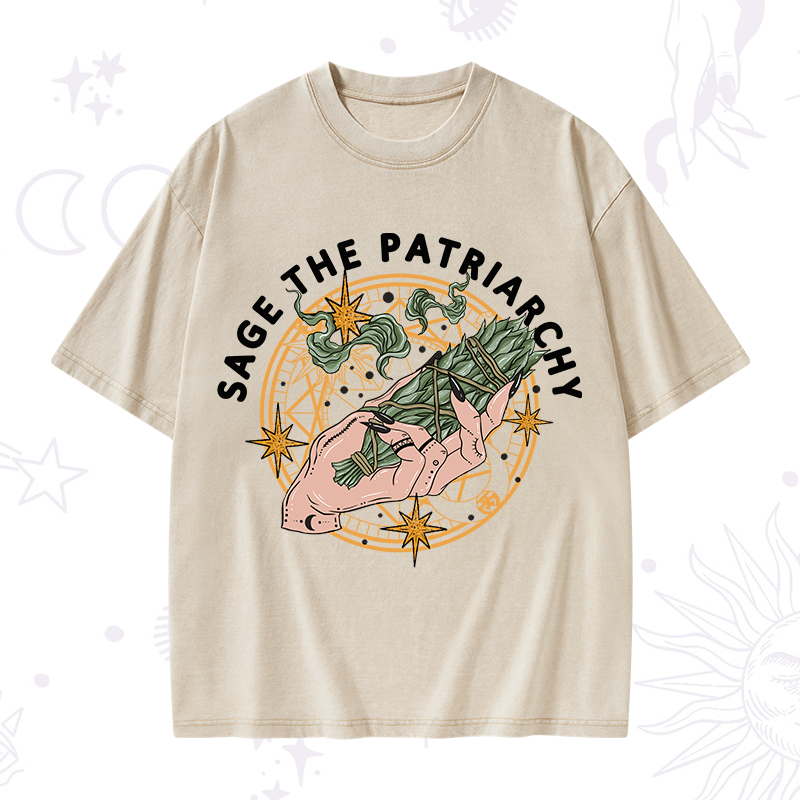 Sage The Patriarchy Washed T-Shirt