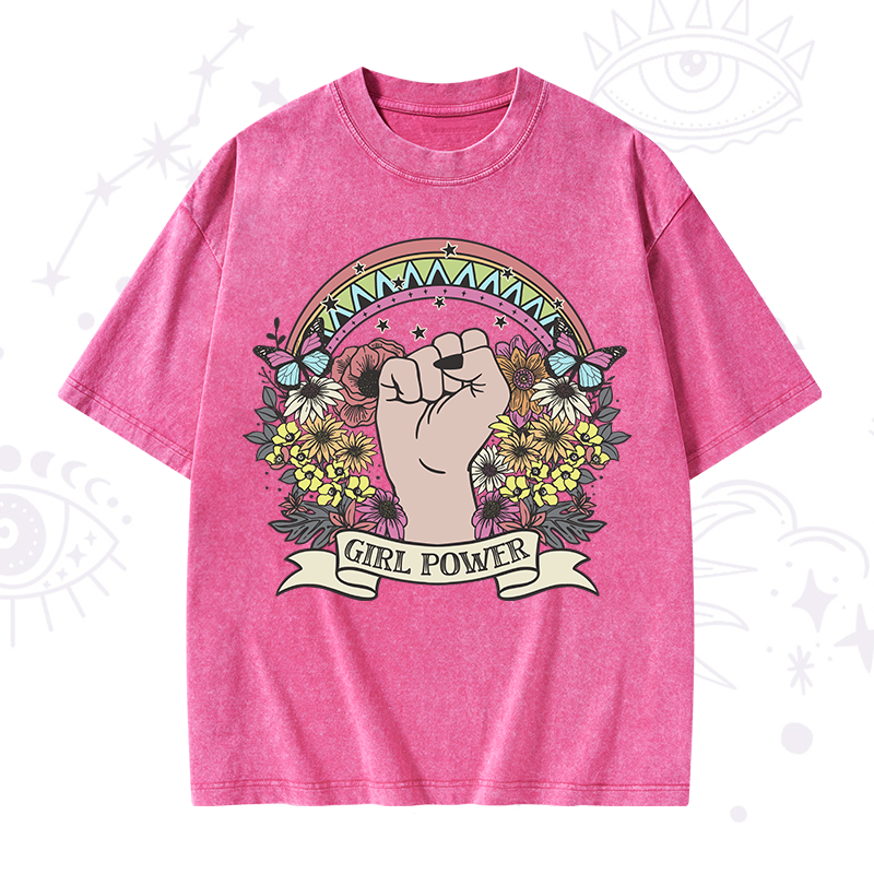 Girl Power Washed T-Shirt