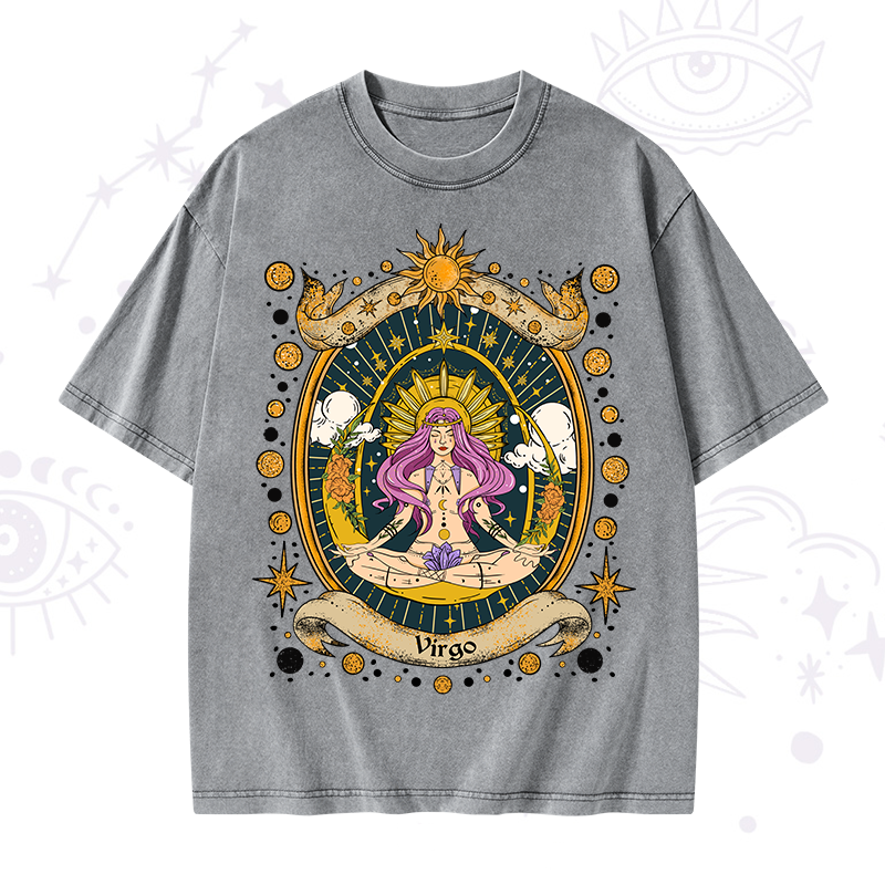 Virgo Radiance Zodiac Washed T-Shirt