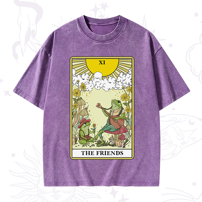 The Frendies Tarot Card Washed T-Shirt