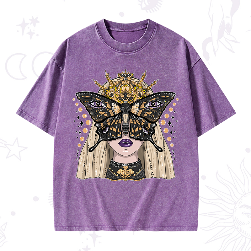 Butterfly Witchy Washed T-Shirt