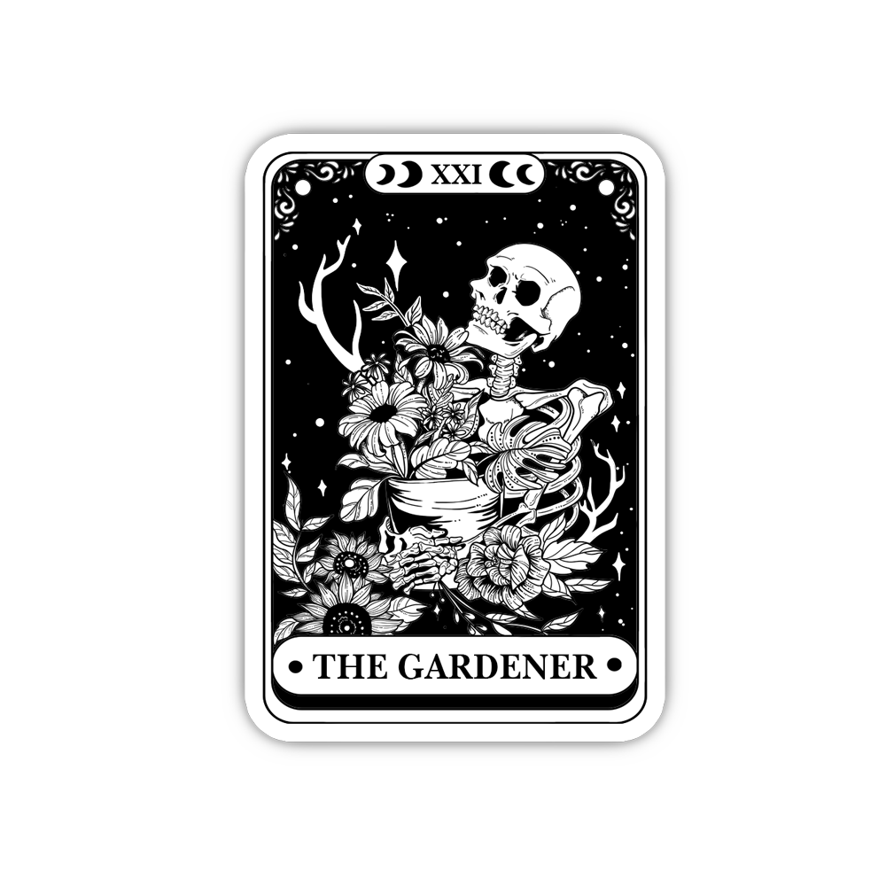 The Gardener Tarot Card Sticker