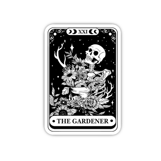 The Gardener Tarot Card Sticker