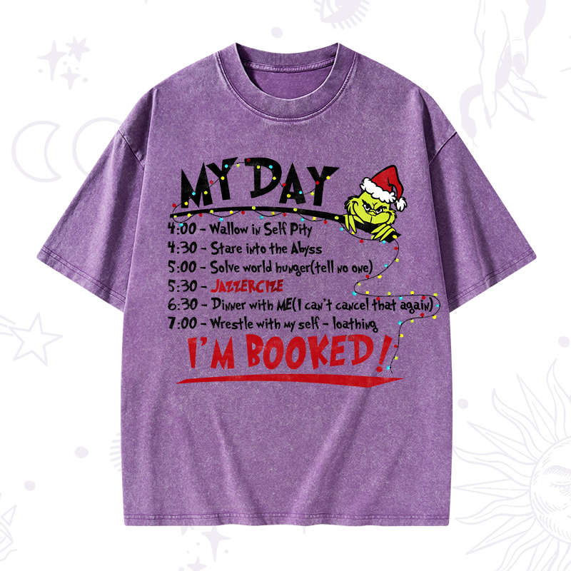 The Grinch Day Christmas Washed T-Shirt