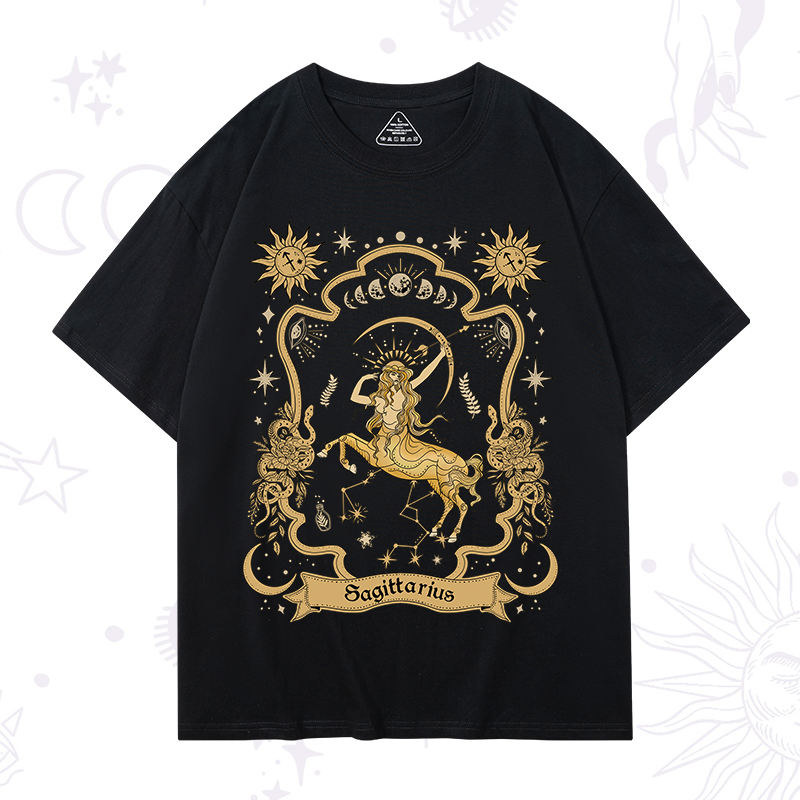 Sagittarius' Astral Mirage Zodiac T-Shirt