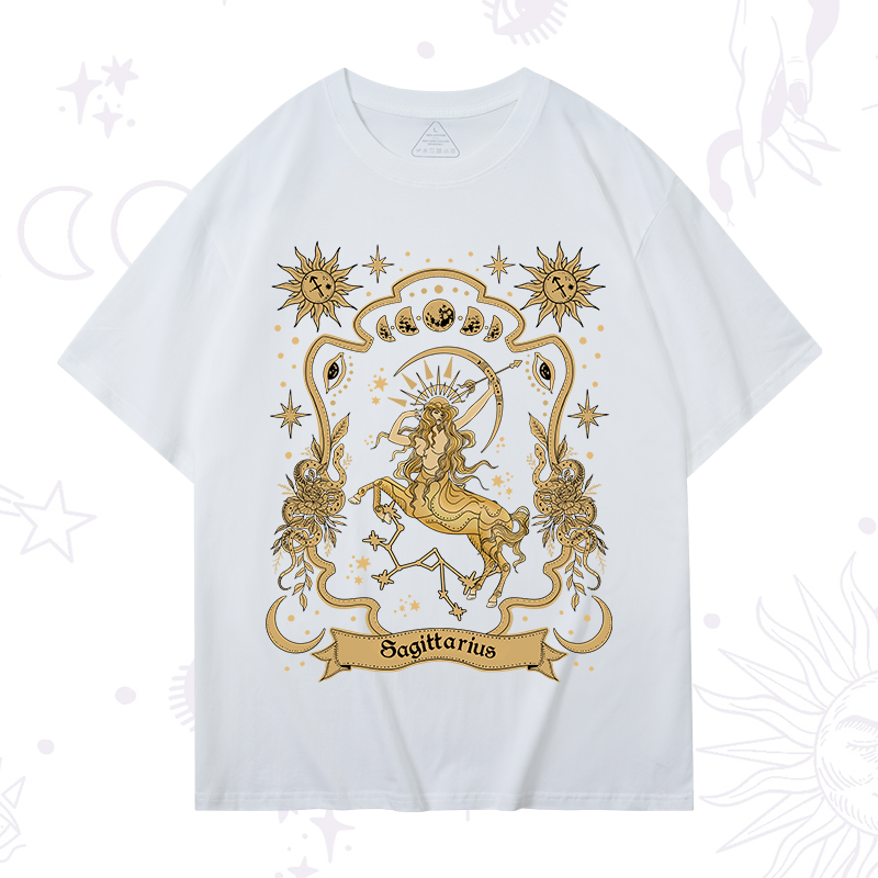 Sagittarius' Astral Mirage Zodiac T-Shirt