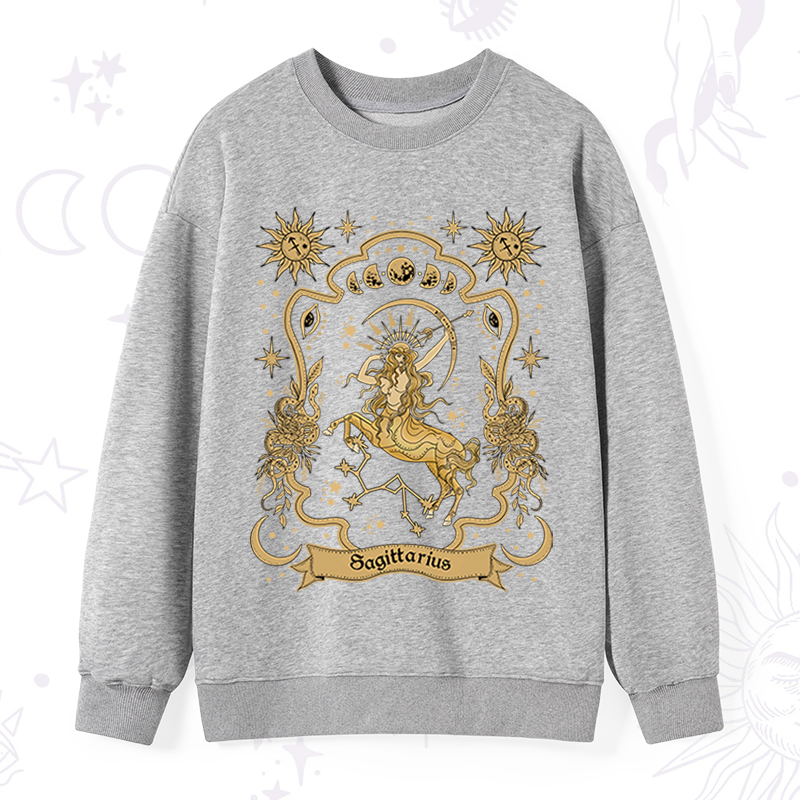 Sagittarius' Astral Mirage Zodiac Sweatshirt