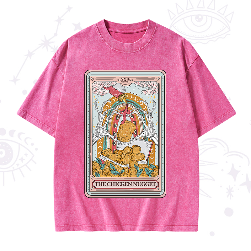 The Chicken Nugget Tarot Washed T-Shirt