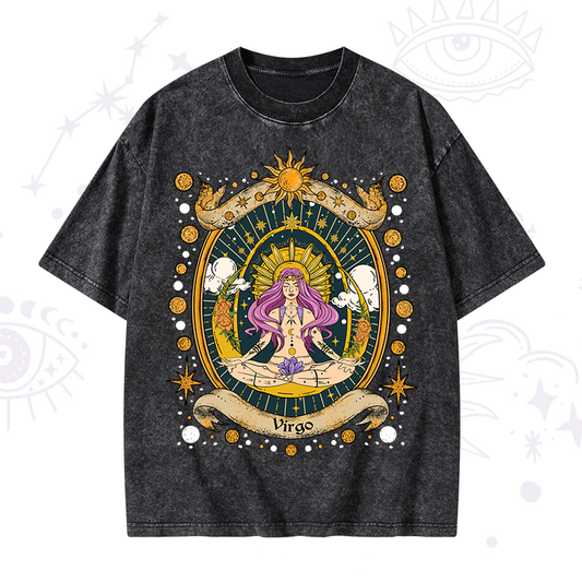 Virgo Radiance Zodiac Washed T-Shirt