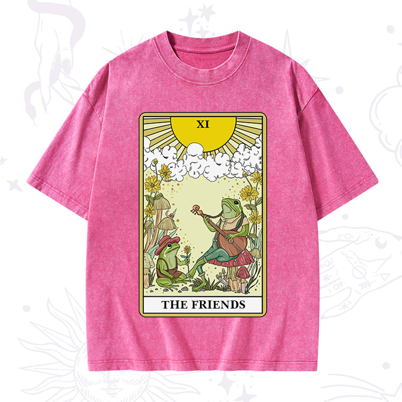 The Frendies Tarot Card Washed T-Shirt