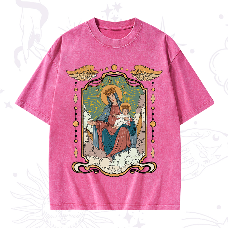 The Lady Of the Rosary Washed T-Shirt