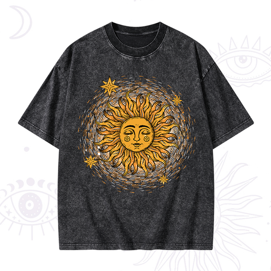 Celestial Sun Washed T-Shirt