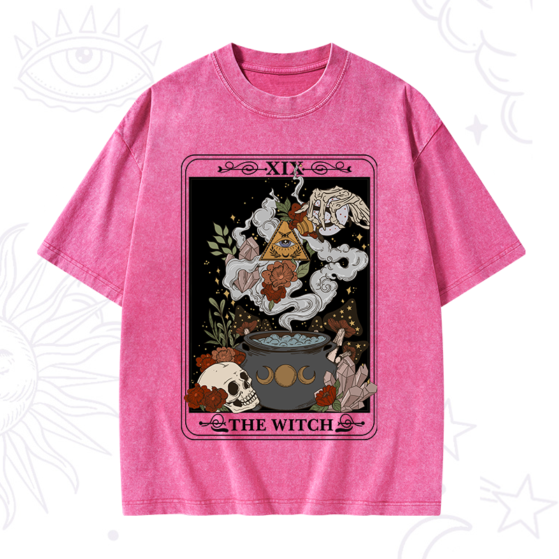 The Witch Tarot Washed T-Shirt