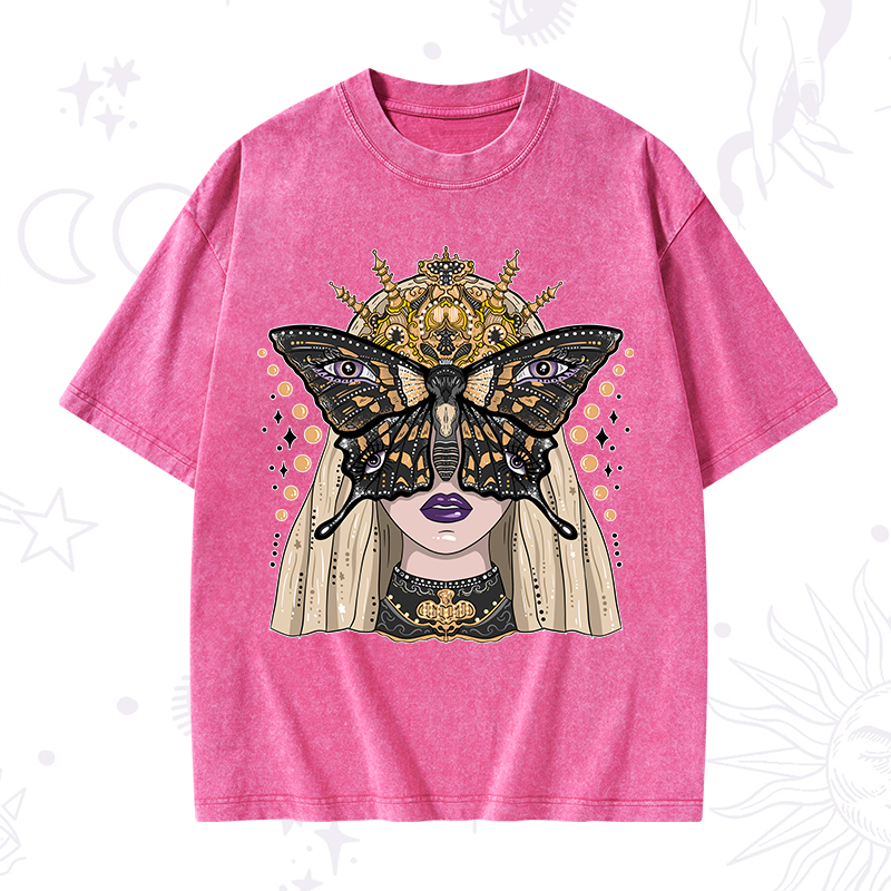 Butterfly Witchy Washed T-Shirt