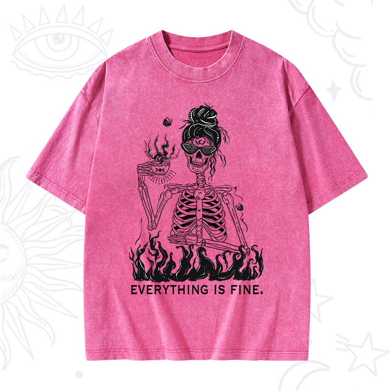 Everything Is Fine Washed T-Shirt