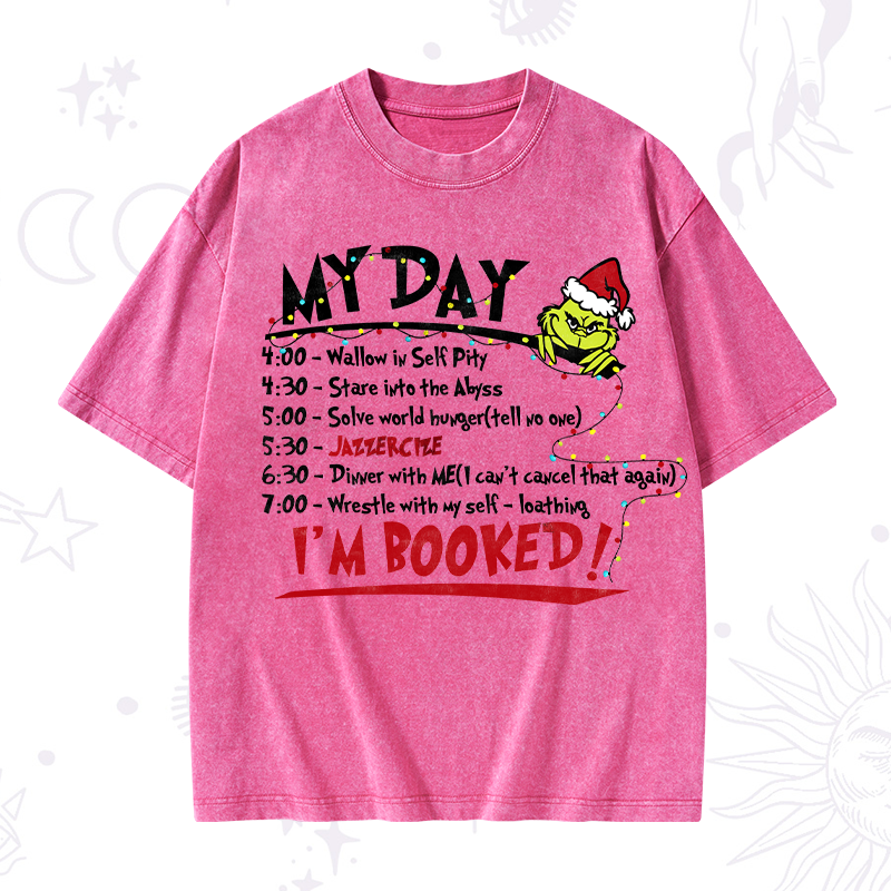 The Grinch Day Christmas Washed T-Shirt