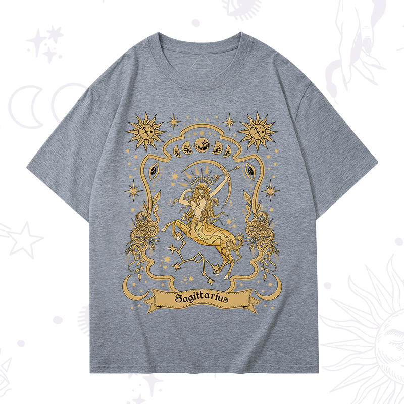 Sagittarius' Astral Mirage Zodiac T-Shirt