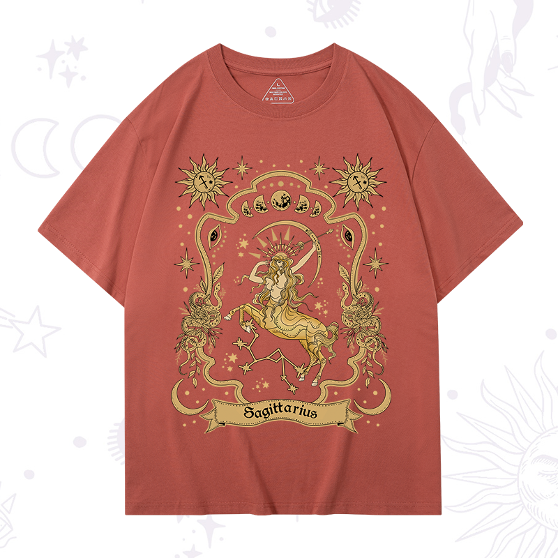 Sagittarius' Astral Mirage Zodiac T-Shirt